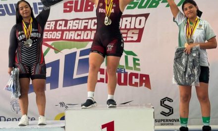 ORGULLO ARMERITA EN EL CAMPEONATO NACIONAL DE PESAS SUB-15