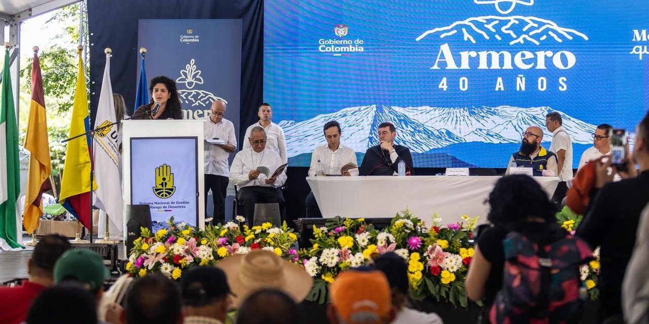 Palabras de la Ministra de las Culturas, las Artes y los Saberes Yannai Kadamani Fonrodona – Conmemoración 40 años de Armero