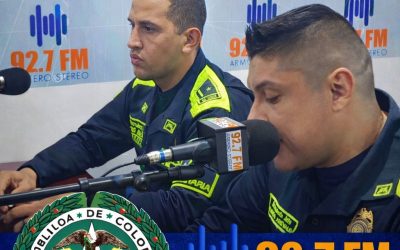Comandante de la Policía de Armero Guayabal dialogó con la comunidad en el informativo de 92.7