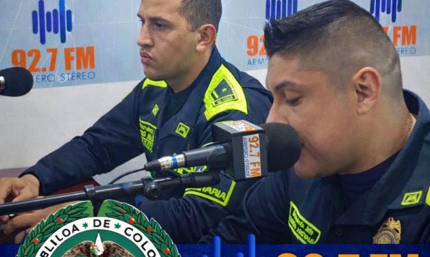 Comandante de la Policía de Armero Guayabal dialogó con la comunidad en el informativo de 92.7