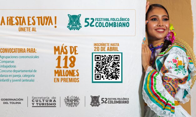 El Tolima abre convocatorias para el Encuentro Departamental del Folclor 2026