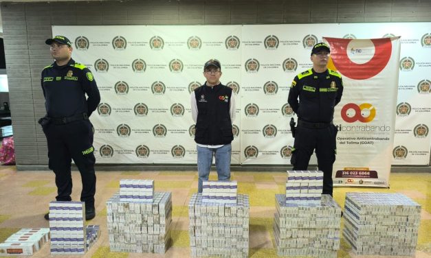 Golpe al contrabando en Ibagué: más de 2.200 cajetillas ilegales fuera del mercado