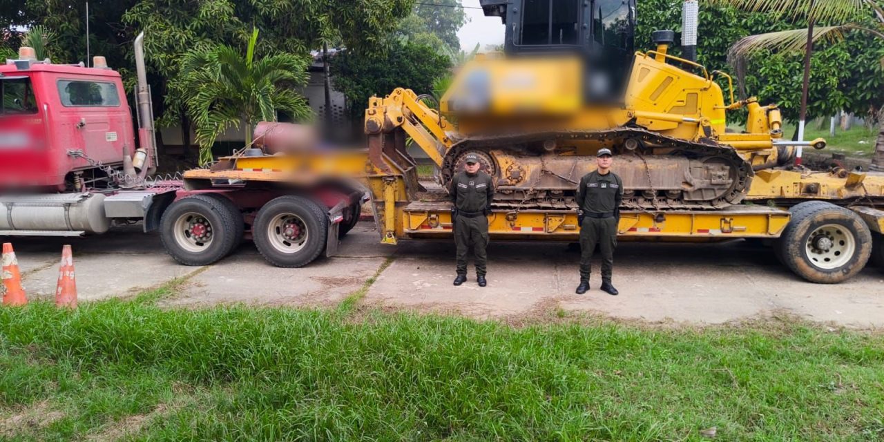 Importante incautación de maquinaria en el Tolima en el marco de la lucha y prevención contra la minería ilegal