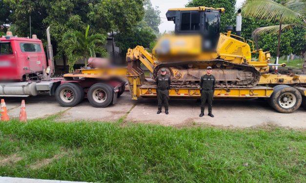 Importante incautación de maquinaria en el Tolima en el marco de la lucha y prevención contra la minería ilegal