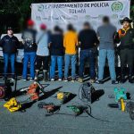 CONTUNDENTE OPERATIVO CONTRA LA MINERÍA ILEGAL EN EL NORTE DEL TOLIMA DEJA SEIS CAPTURADOS EN FLAGRANCIA