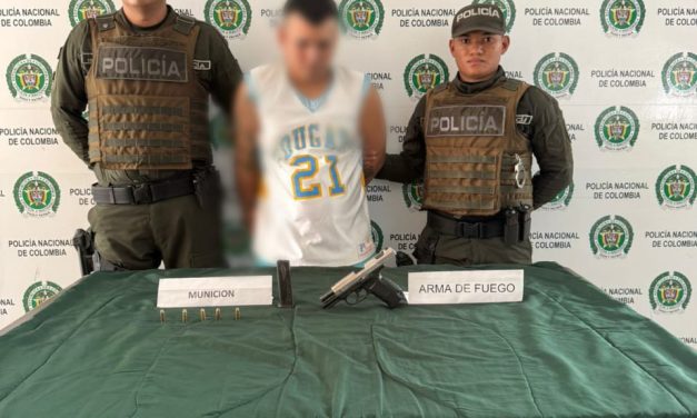 Capturan en flagrancia a alias “Juancho” con arma de fuego ilegal en El Espinal