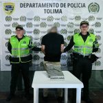 Capturan a motociclista con más de 500 gramos de marihuana en la vía entre Ibagué y Mariquita.