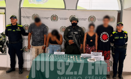 Golpe al microtráfico en El Guamo: cuatro capturados y más de 150 dosis de droga incautadas