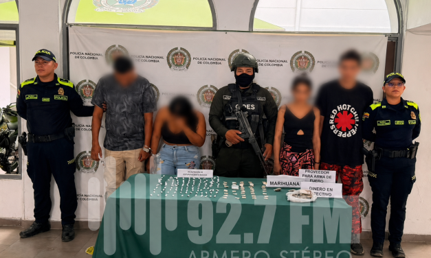 Golpe al microtráfico en El Guamo: cuatro capturados y más de 150 dosis de droga incautadas