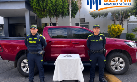 TRES VEHÍCULOS REPORTADOS COMO HURTADOS FUERON RECUPERADOS POR LA POLICÍA EN EL TOLIMA