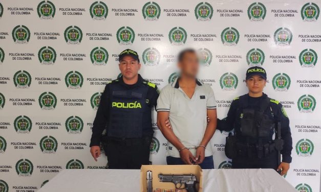 CAPTURADO UN HOMBRE EN EL ESPINAL DURANTE UNA RIÑA Y SE LE INCAUTÓ UN ARMA DE FUEGO