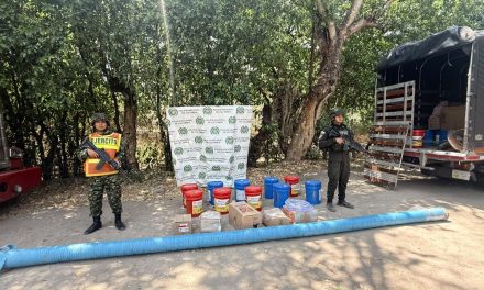 INCAUTAN EN ATACO ELEMENTOS AVALUADOS EN MÁS DE $96 MILLONES QUE SERÍAN UTILIZADOS EN MINERÍA ILEGAL
