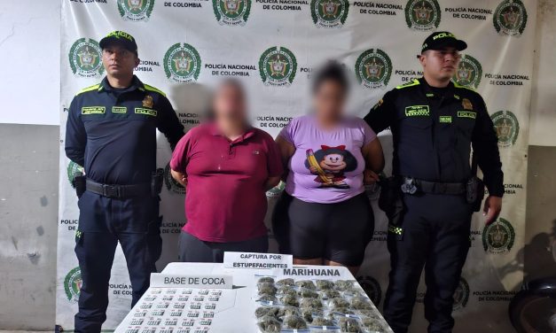 Policía captura a dos personas e incauta marihuana y cocaína en zona rural de Palocabildo