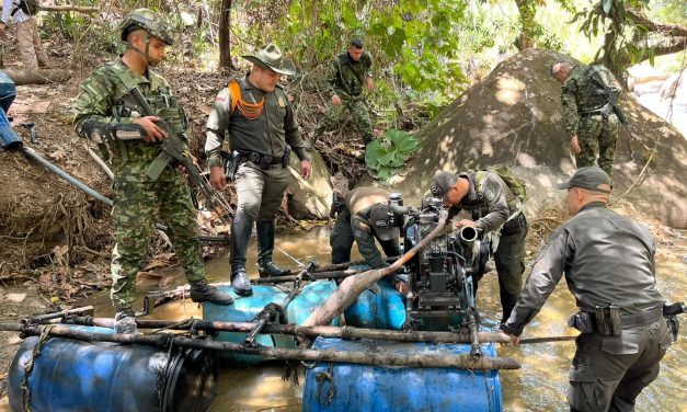Dos capturados por presunta minería ilegal en zona rural de Mariquita